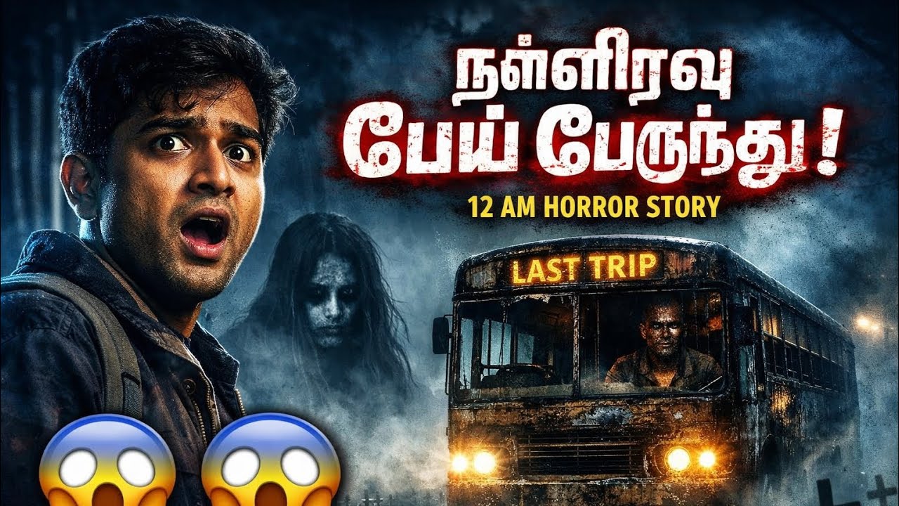 12 AM Midnight Ghost Bus | Real Madurai Horror Story | Tamil Horror Short Film