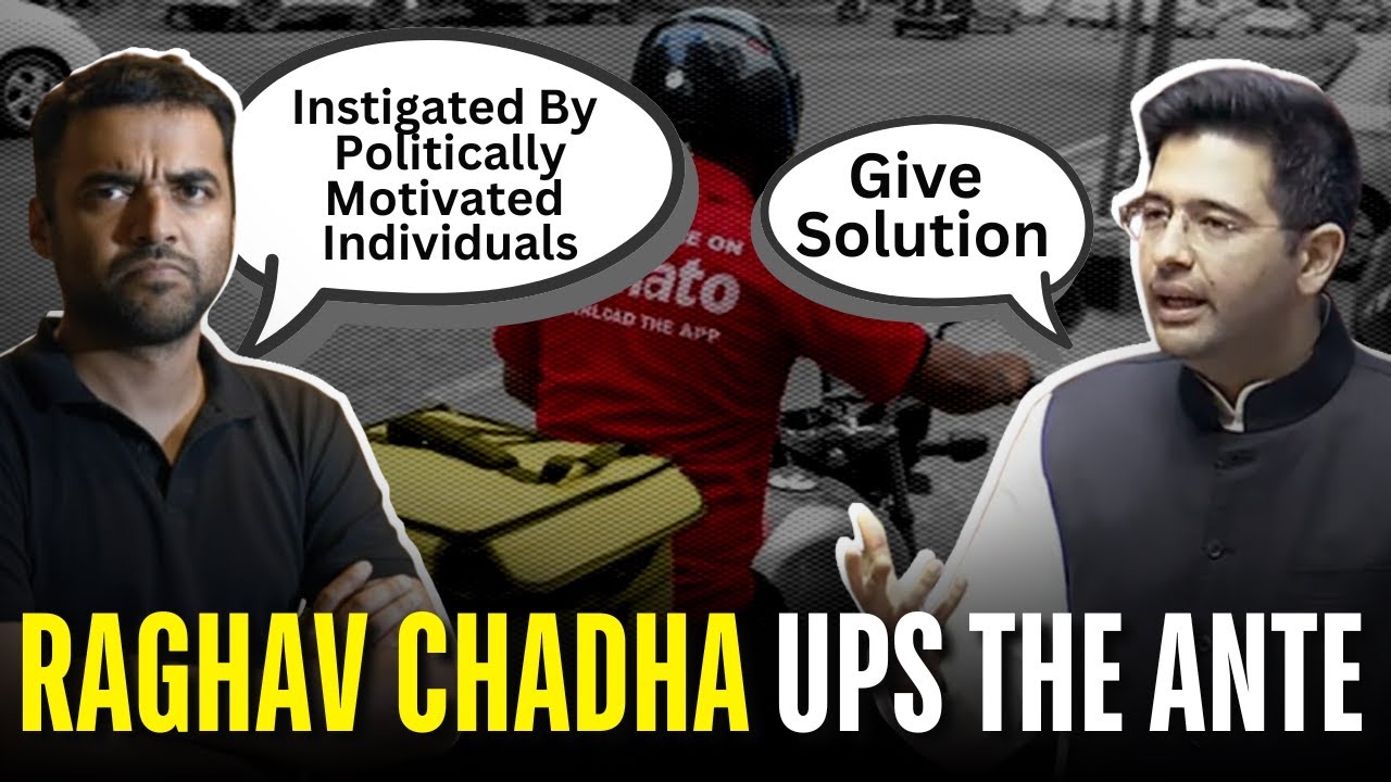 'Will Meet Zomato Management': Raghav Chadha Meets Delivery Workers, Raises 'Anti-Cruelty' Pitch
