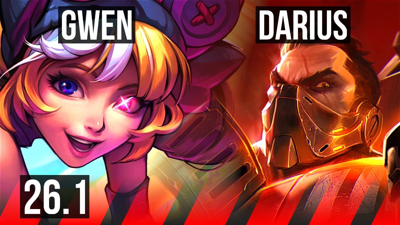 GWEN vs DARIUS (TOP) | EUNE Master | 26.1