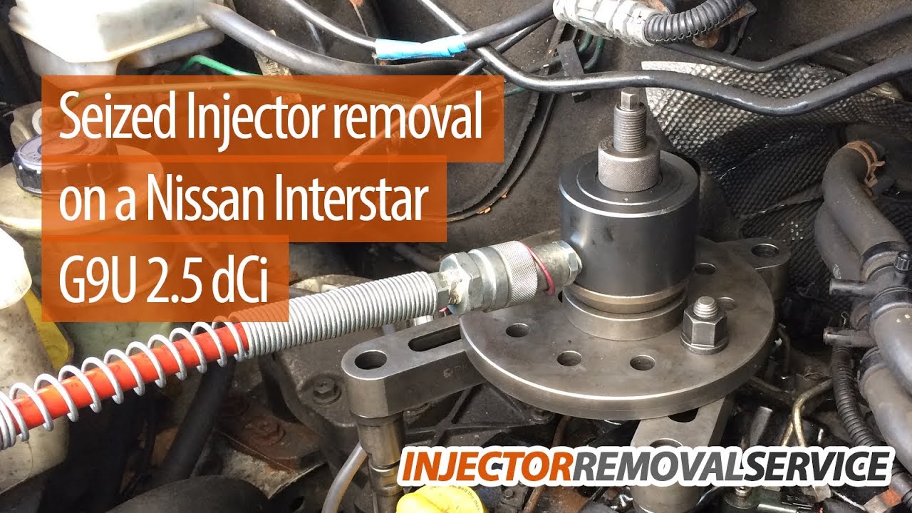 Hydraulic Removal G9U Nissan Interstar/Renault Master/Vauxhall Movano - Mobile Injector Service