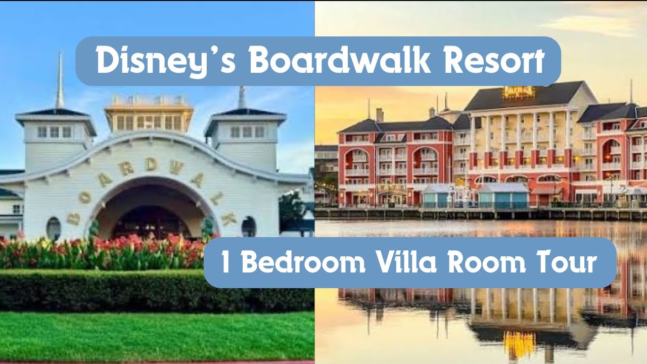 Disney&rsquo;s Boardwalk Resort 1 Bedroom Villa Room Tour! 