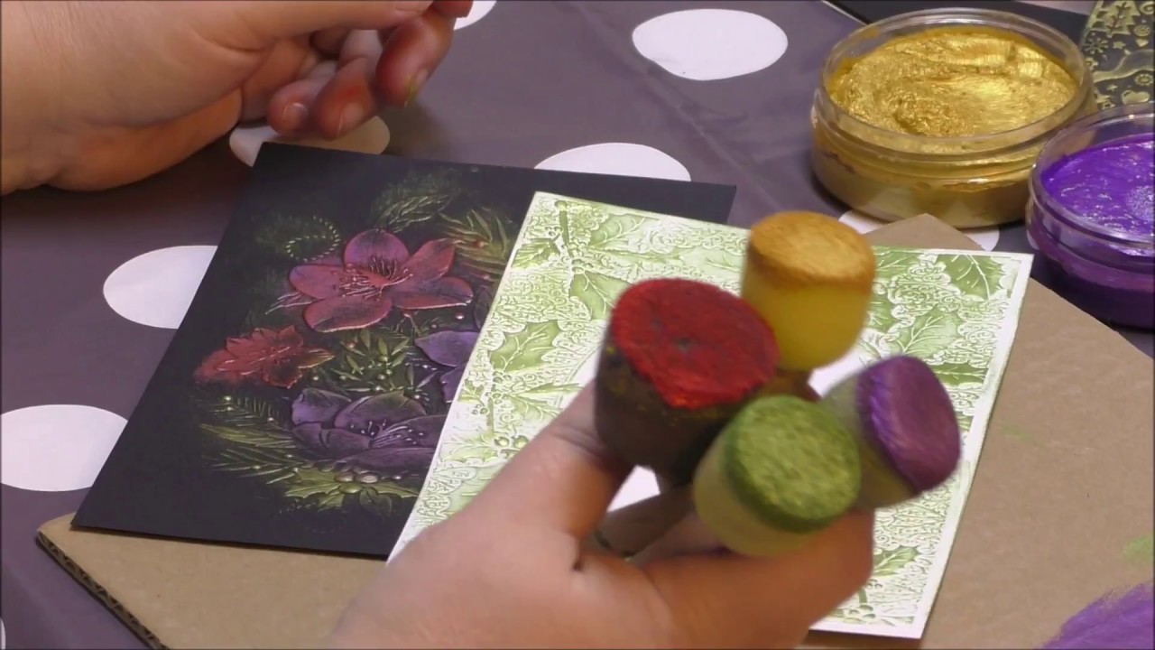 Karten und Papiere gestalten mit Inka Gold