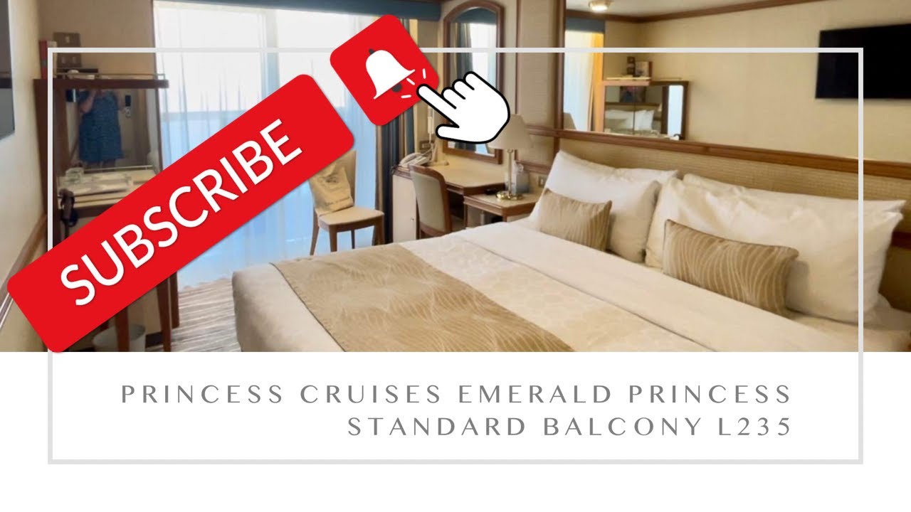 Princess Cruises ~ Emerald Princess Standard Balcony L235