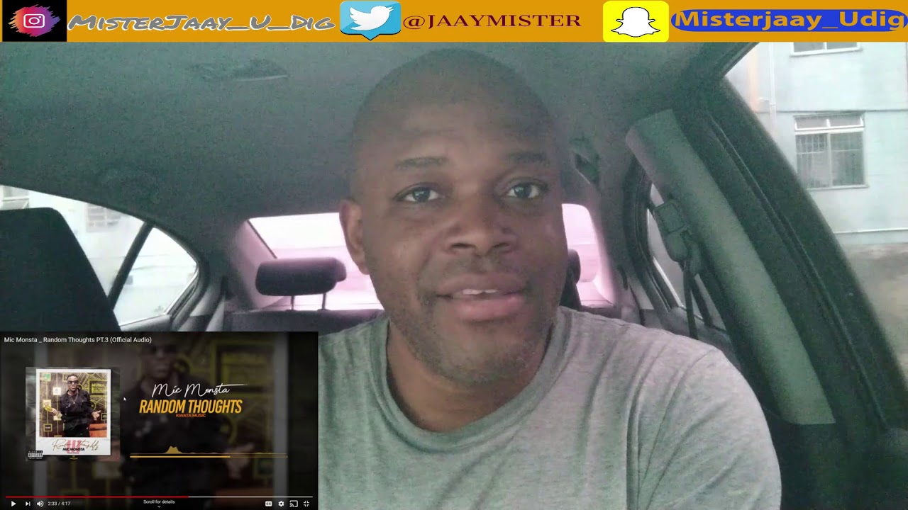 Mic Monsta On Some Random Thoughts  |  Reaction !!!  (Kwata Music)