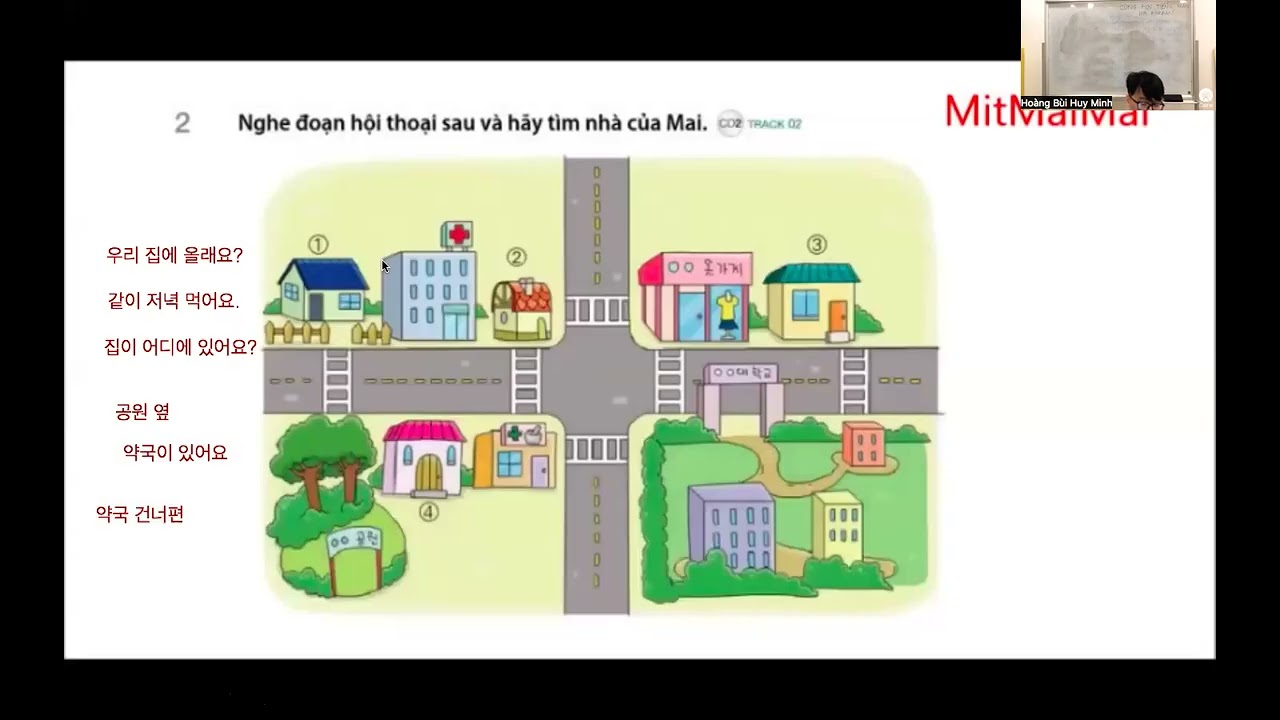 Bài 10 Tiếng Hàn Sơ cấp 1 (Buổi 1)