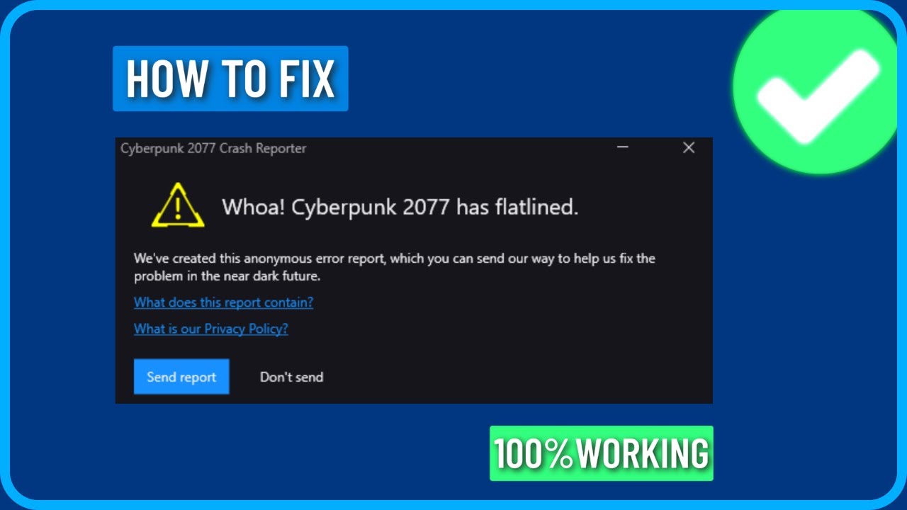 Как исправить ошибку Flatlined в Cyberpunk 2077
