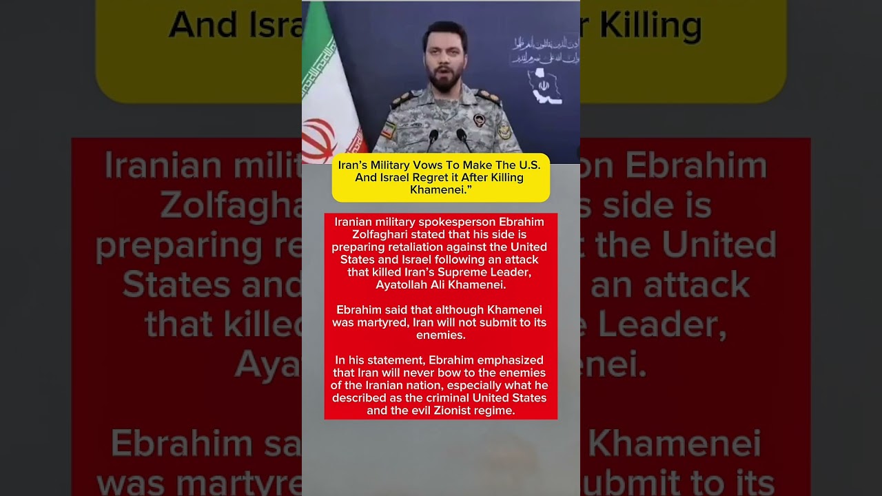 Iran Vows Revenge After Khamenei&rsquo;s Death &ndash; U.S. & Israel Tensions Explode!