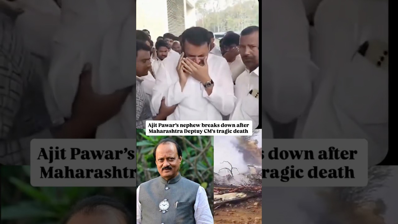 Ajit Pawar Plane Crash: Nephew Yugendra Pawar Breaks Down in Public