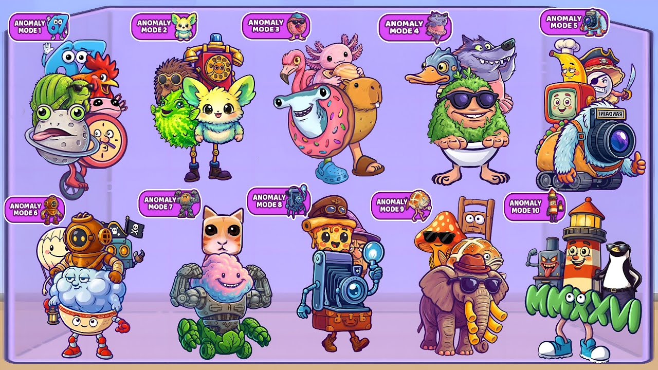 Merge Fellas Italian Brainrot ANOMALY MODE 1- 10 - New Characters | FINAL BOSS - Max Level Gameplay