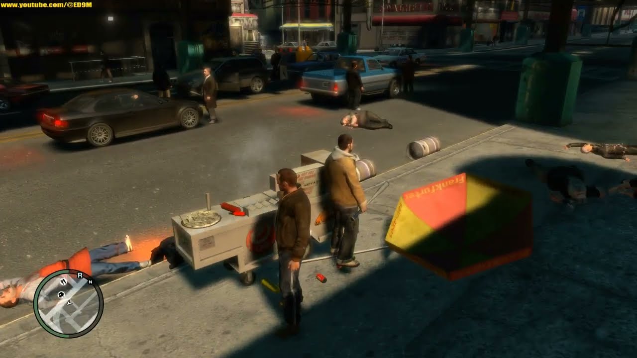 GTA IV 1.0.8.0 - Mass Fight with the Angels of Death