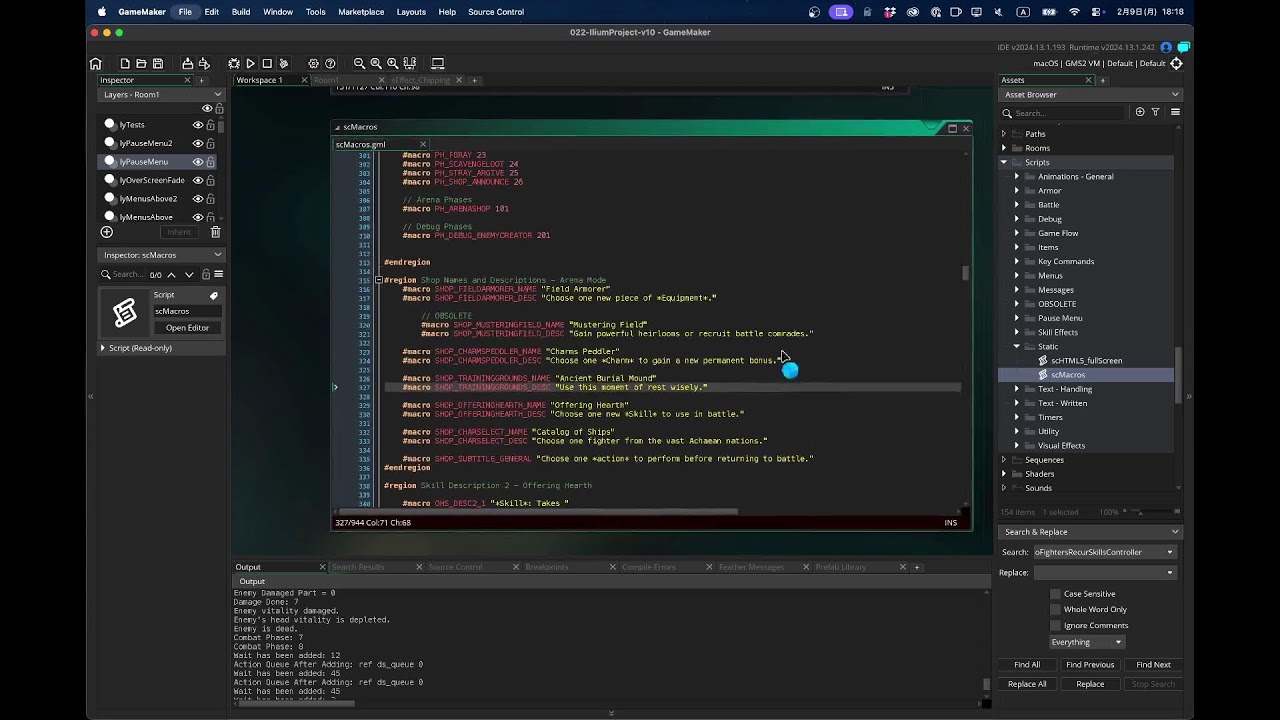 Studying GameMaker - PART 505 - MULTI-TURN BUFF/DEBUFF UI (🔇 NO MIC)