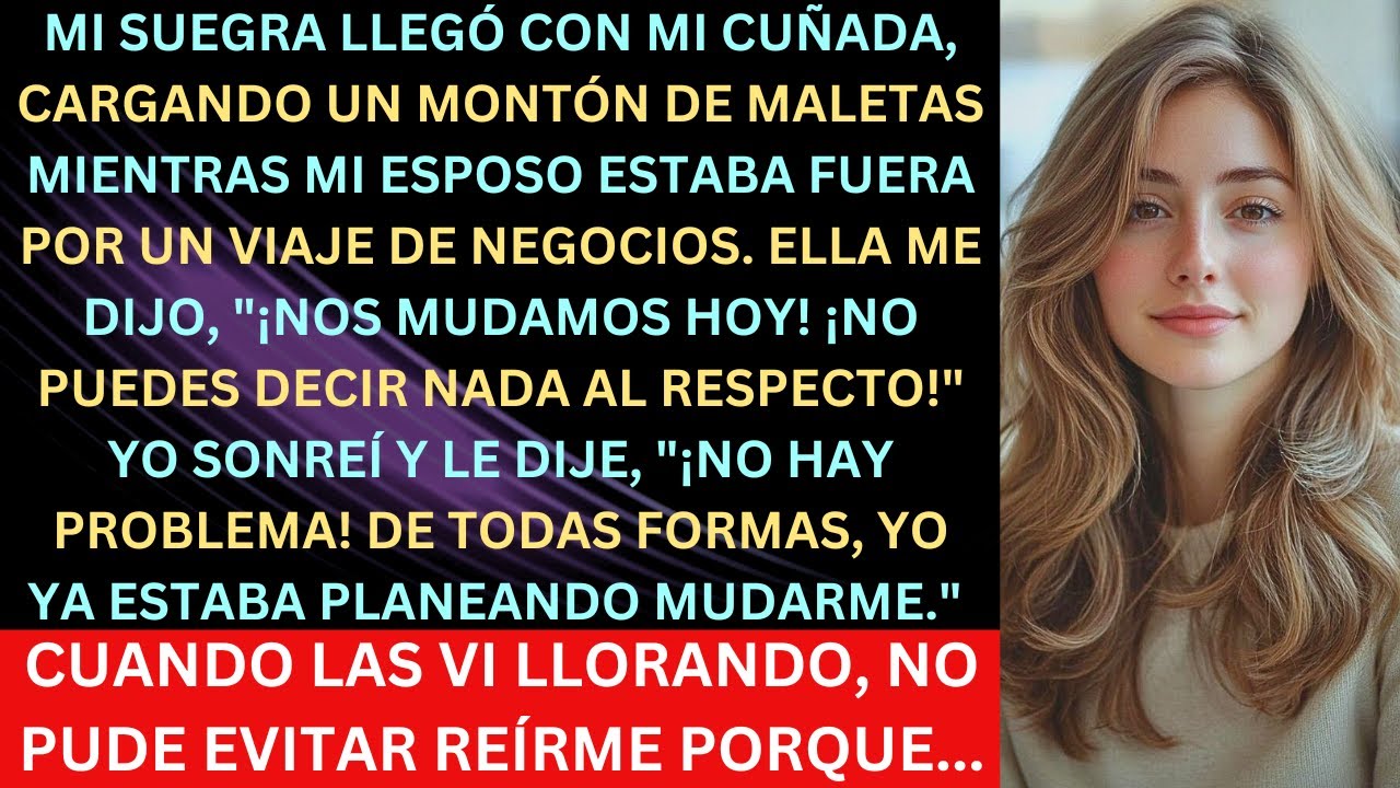 Mi suegra llegó inesperadamente con un montón de maletas, ¡y mi esposo no estaba en casa!#reddit