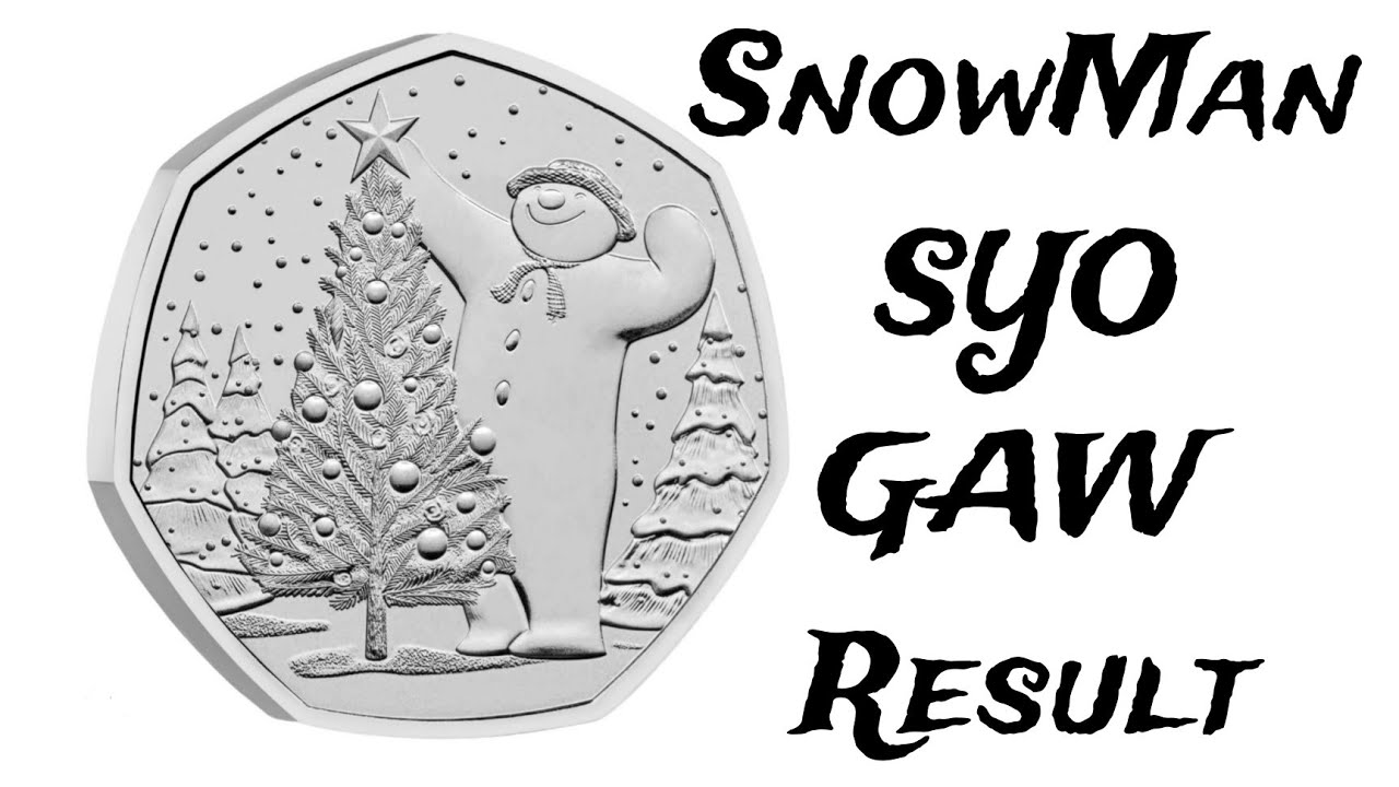 Snowman 50p GAW Draw