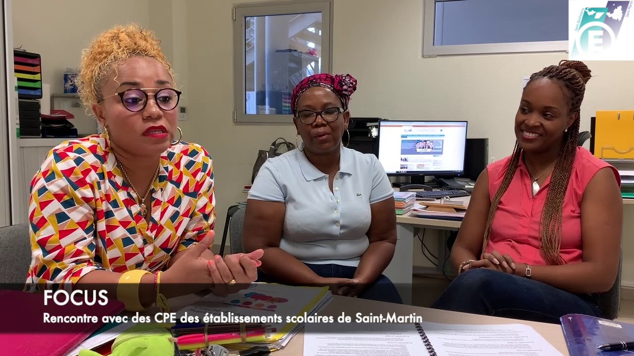 Rencontre avec les conseillers principaux d'éducation (CPE) de Saint-Martin