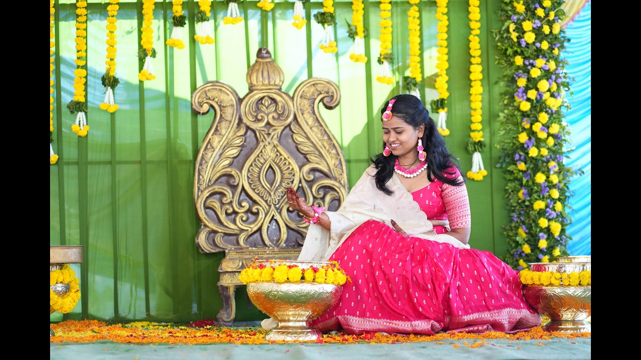BRIDE KEERTHI CINEMATIC HALDI : BY PRASHANTH CLICKZ