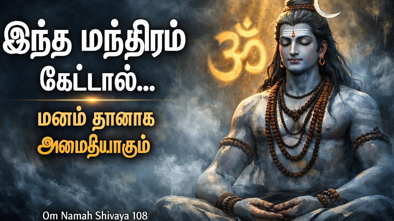 இந்த மந்திரம் கேட்டால்… மனம் தானாக அமைதியாகும் | Om Namah Shivaya 108