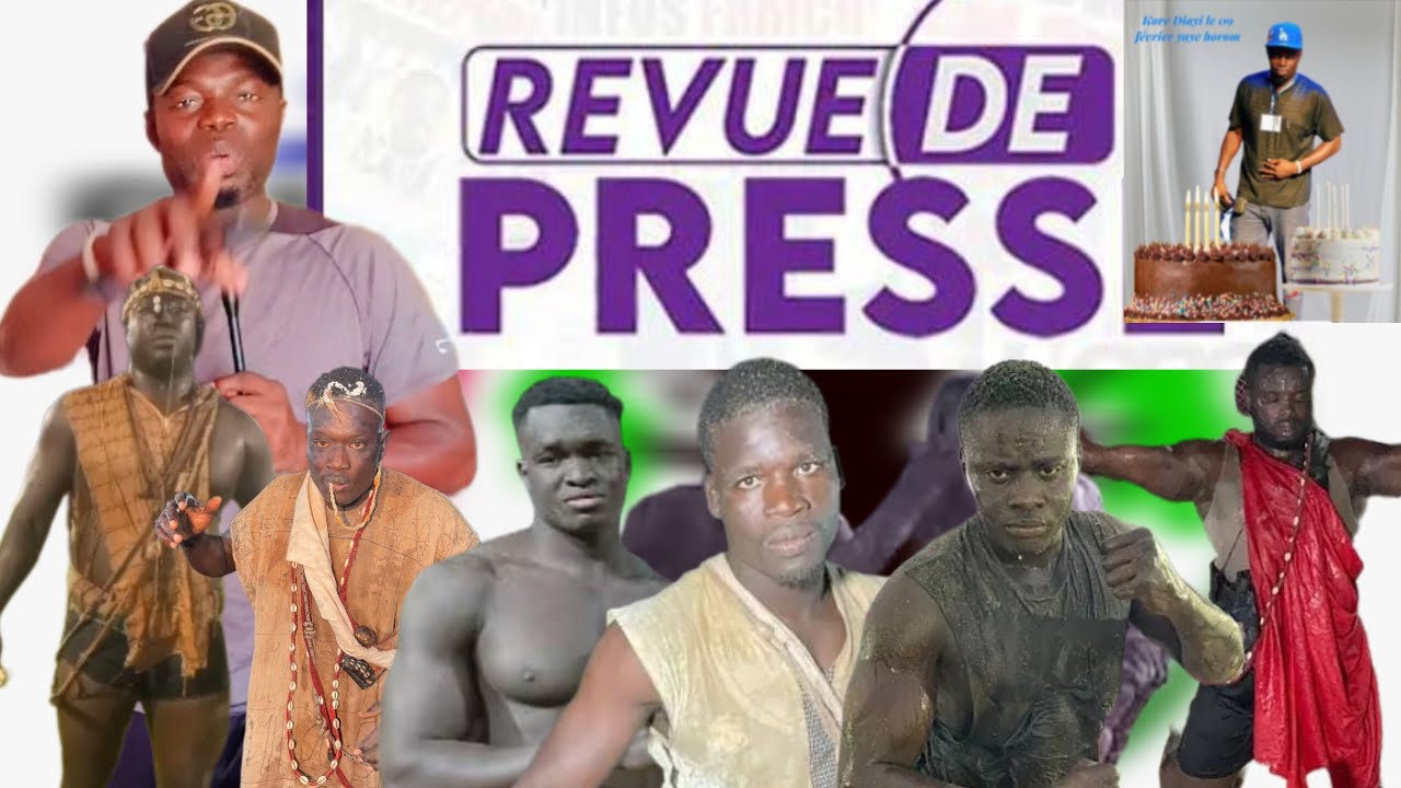 Le 09 février 2026 revues de presse de la lutte simple week-end bou riche 