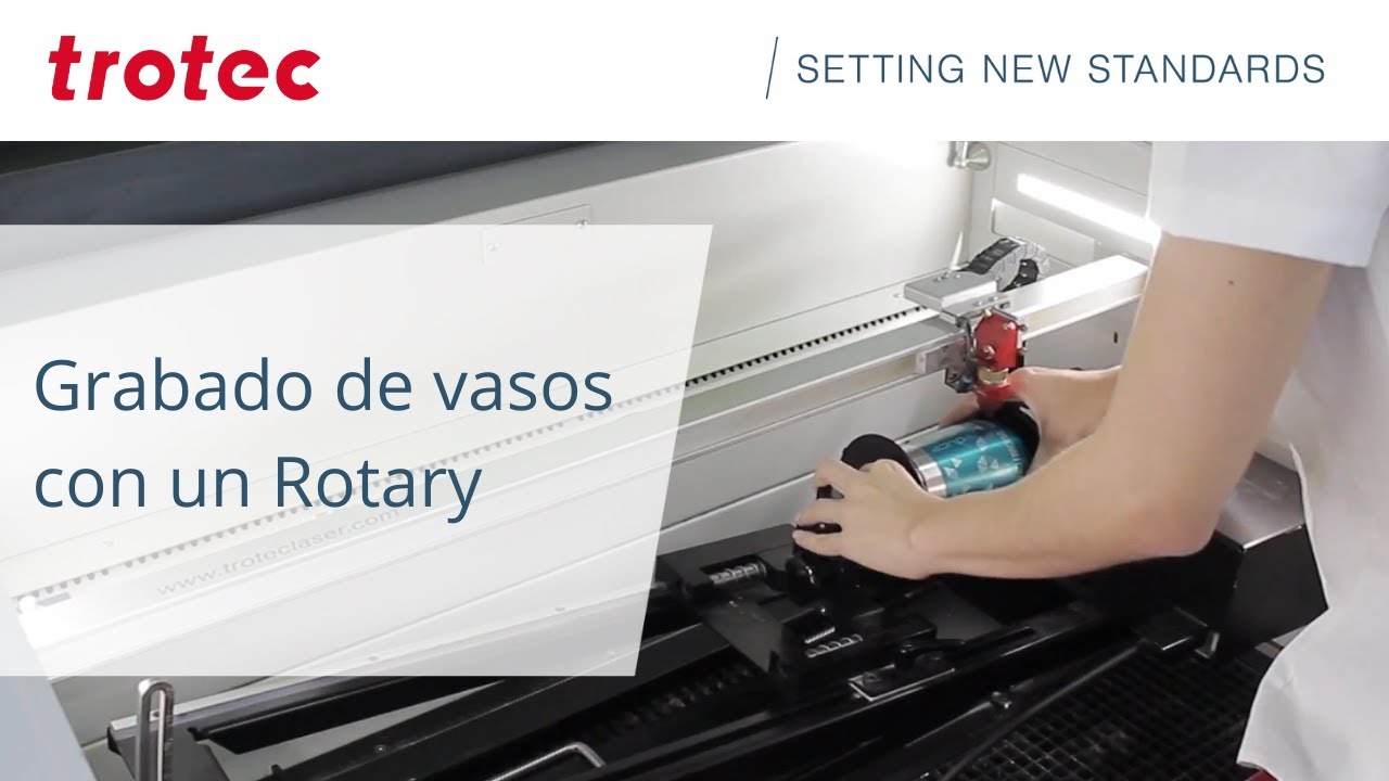 Grabar vasos en un Rotary | Trotec Laser