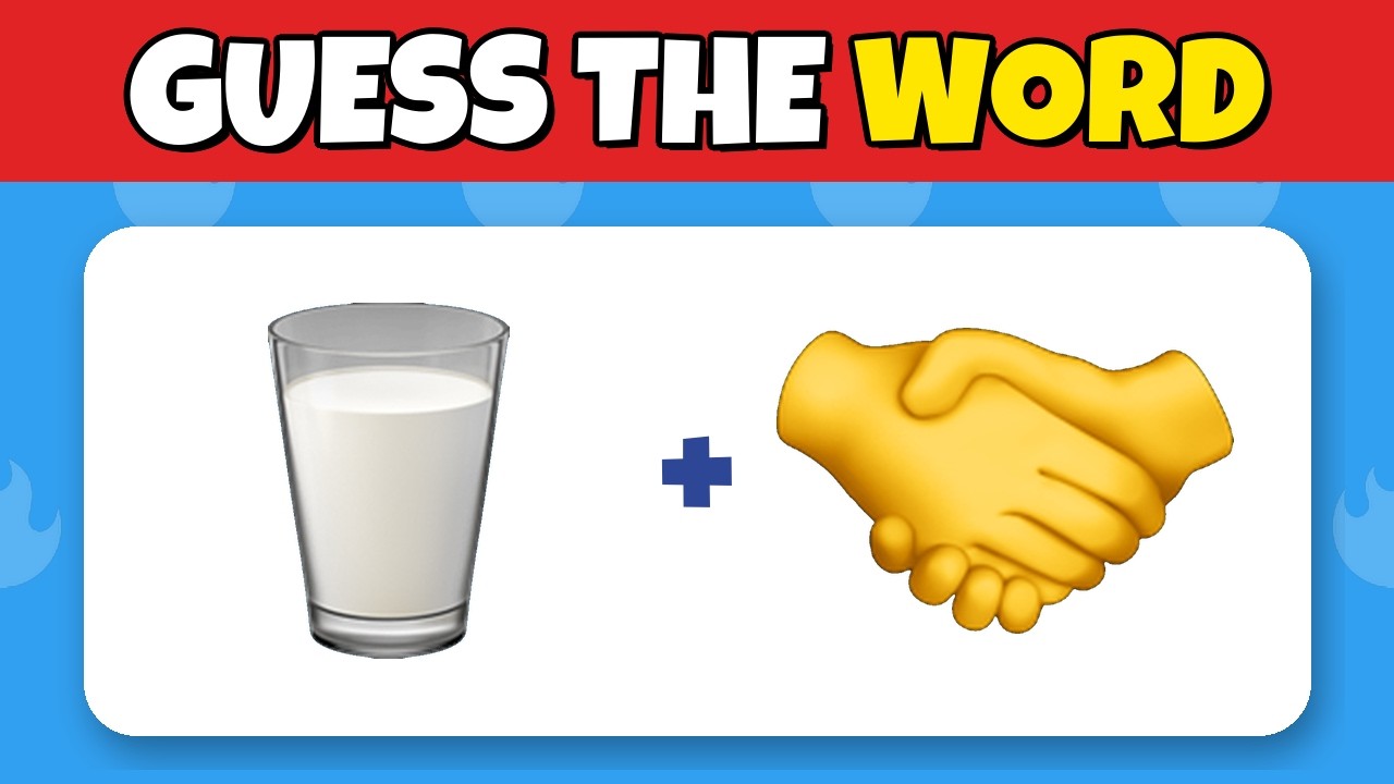 Can You Guess the WORD by Emojis? 🤔 50 Emoji Quiz Levels