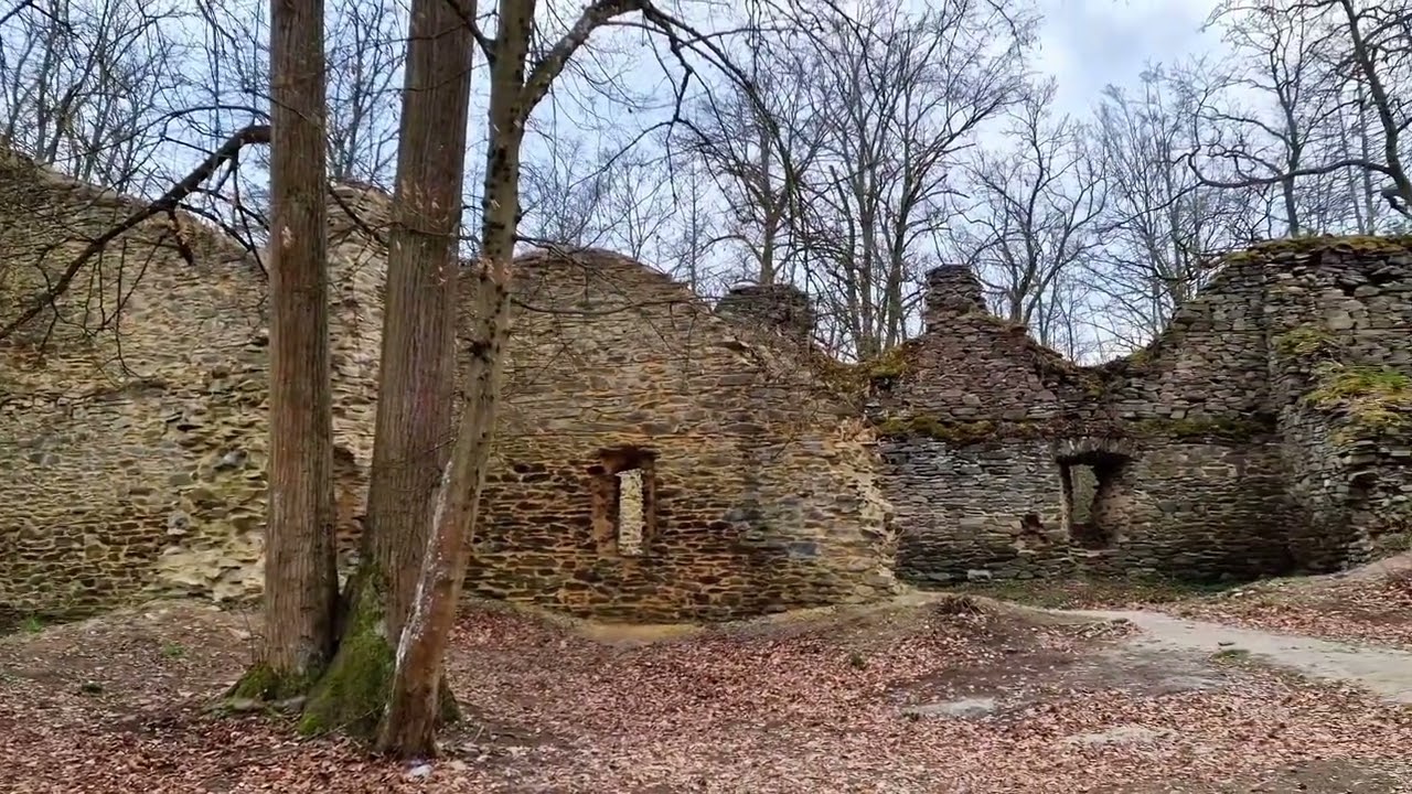 Zřícenina hradu Karlův hrádek 10.03.2024