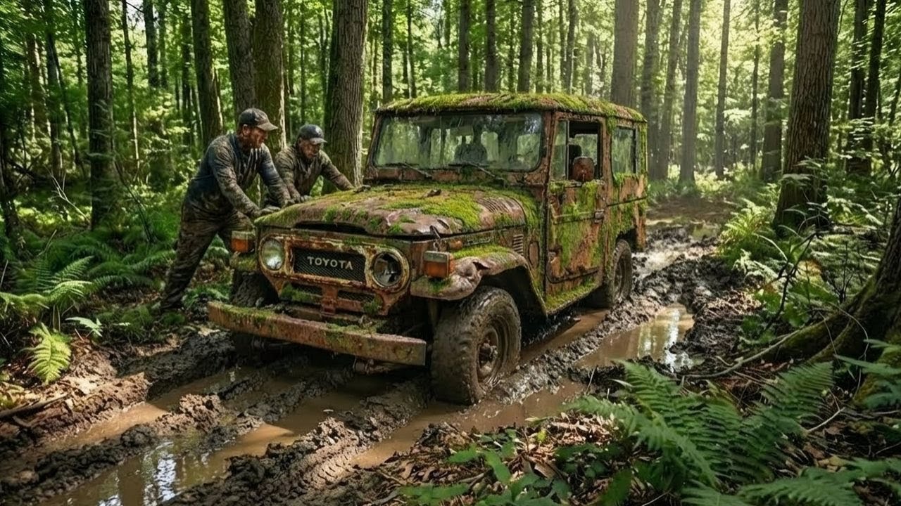 Restoring an Underwater 1970 Toyota Land Cruiser FJ40 | ASMR Car Restoration | Repairverse