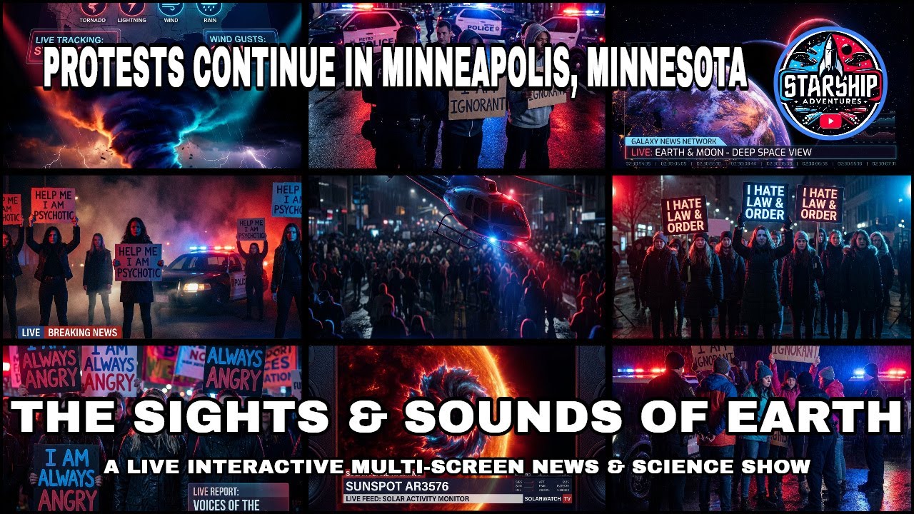 🔴 Sights & Sounds of Earth | LIVE Civil Unrest & Protests Coverage | Minneapolis, Portland, LA
