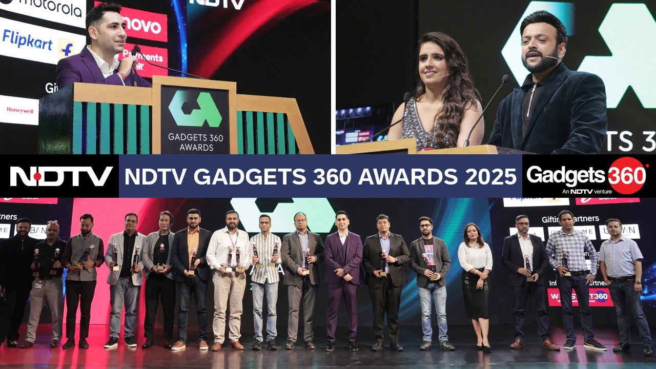 NDTV Gadgets 360 Awards - The Biggest Tech Awards Night of 2025