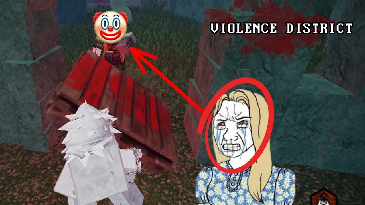 SALTY KILLER RAGE QUITS after targeting me the entire match! - Violence District