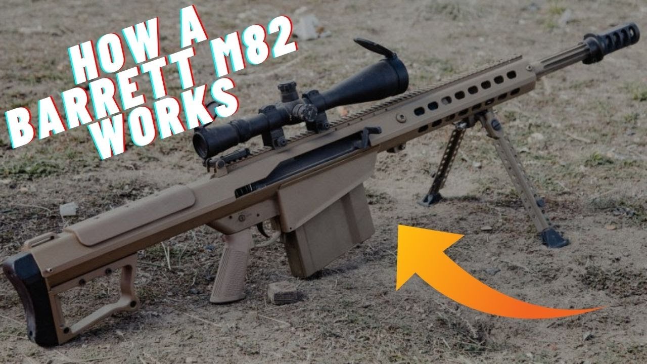 How a Barrett M107 (M82) Works. Animation Of Mechanisms Of Barrett M107.