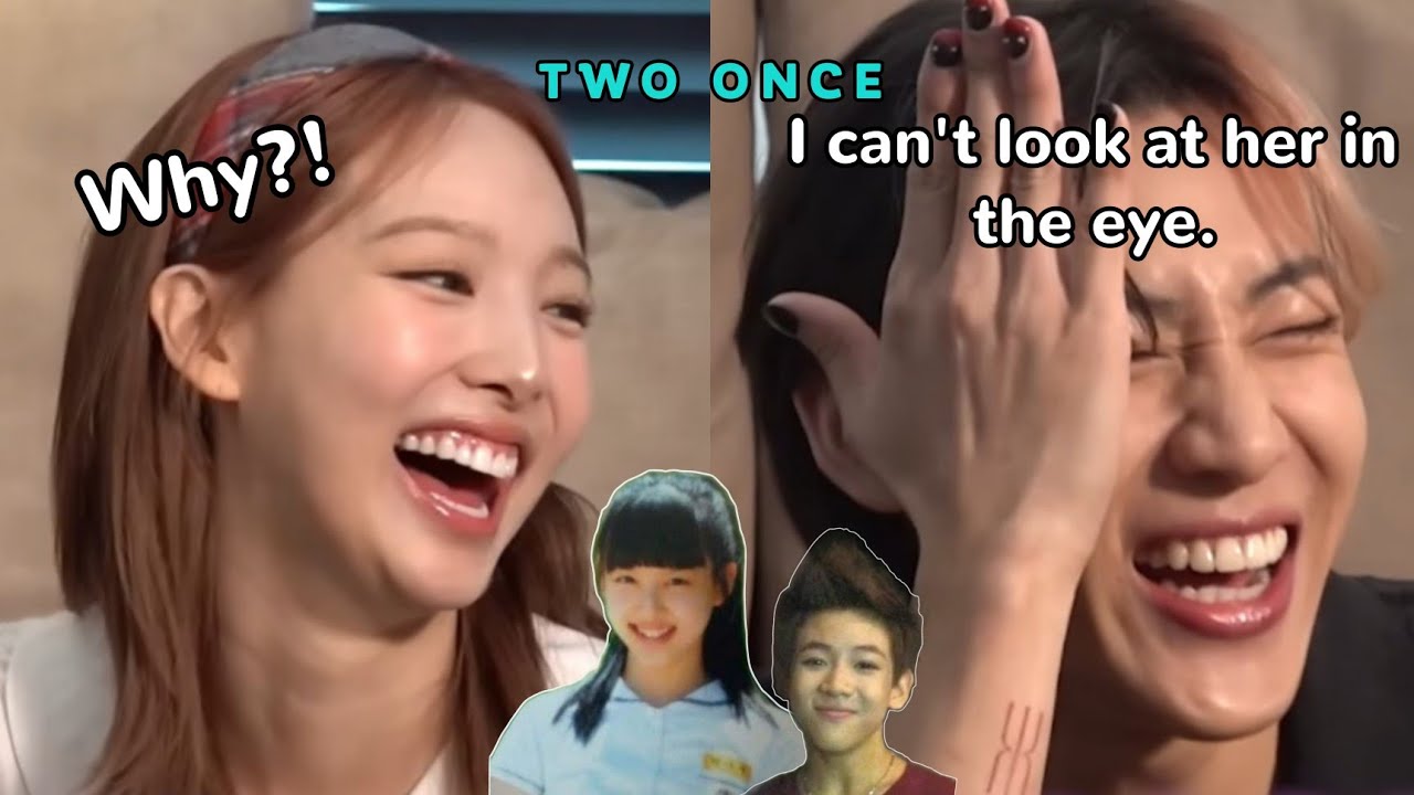 got7's bambam and his childhood crush nayeon (ft. jype trainees)