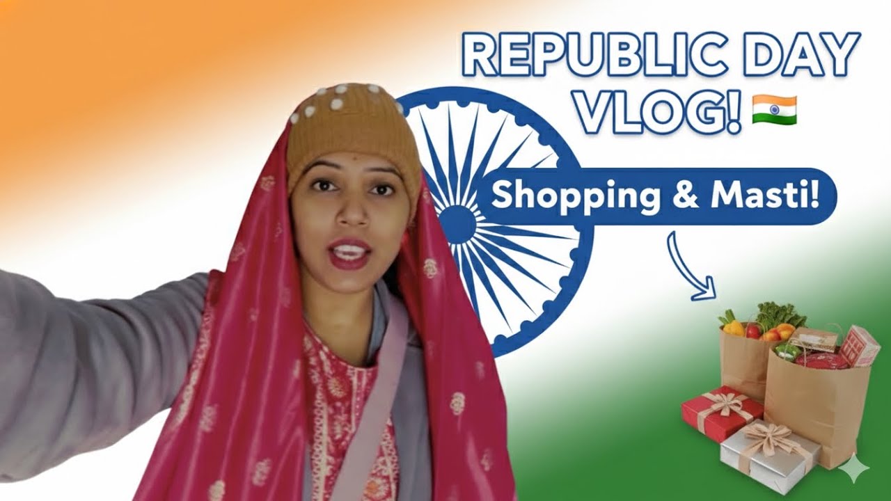 Republic Day Par Itni Bhagam-Bhag! 🏃‍♀️ Mall Masti & Parlour Visit ✨