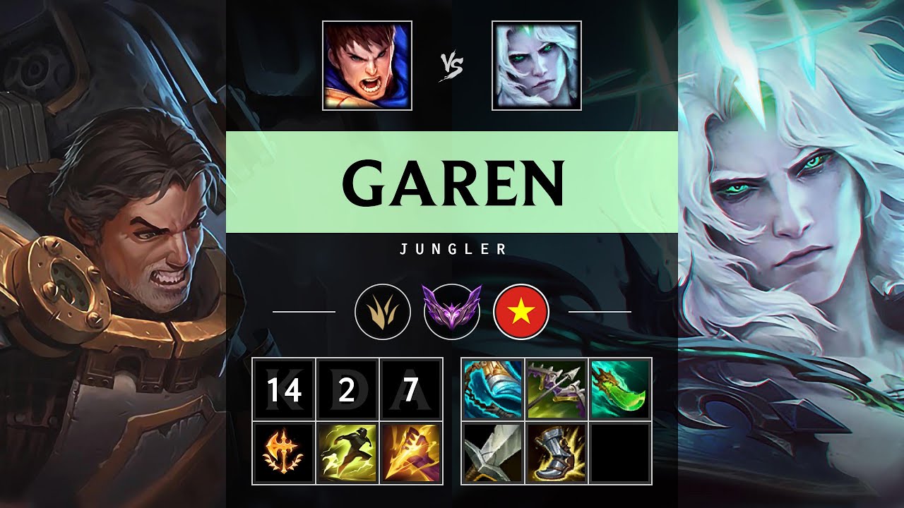 Garen Jungle vs Viego - VN Master Patch 25.14