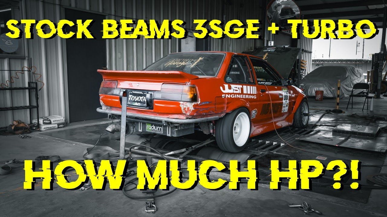 Сколько лошадиных сил выдаёт турбодизель BEAMS 3SGE?! День динамометрического стенда для дрифт-ка...