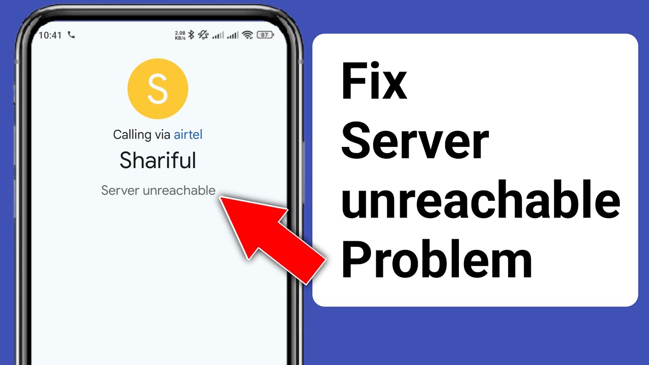 Server unreachable problem || Fix Server unreachable problem