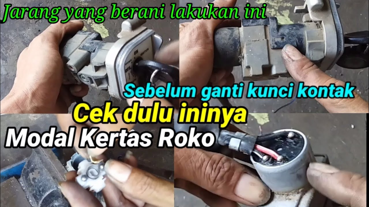 Cara perbaiki kunci kontak vario 125 Eror,100% Normal Kembali
