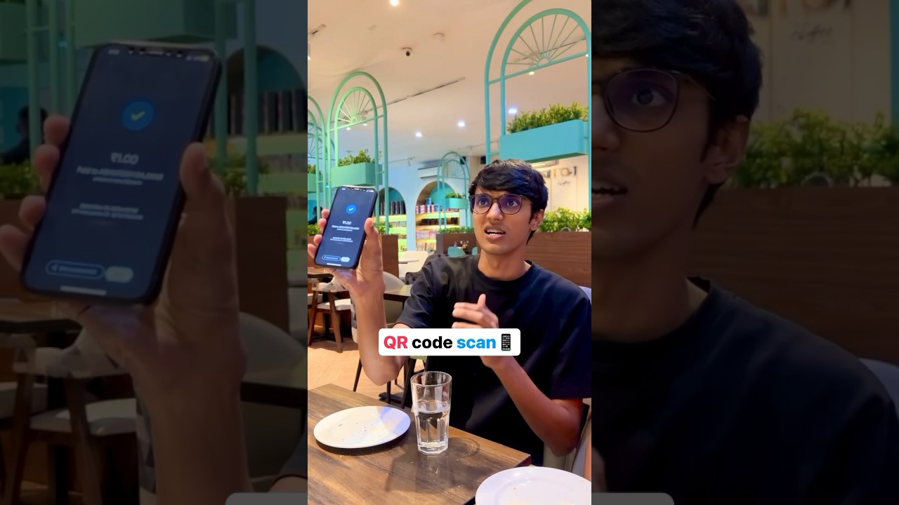 QR code scan🥲📱