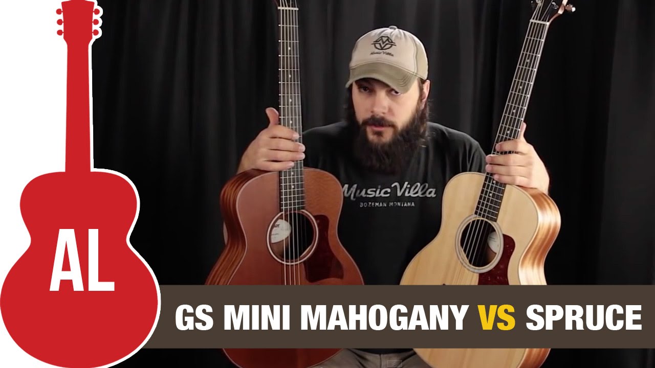 Taylor GS Mini Красное дерево против Ели — чувствуете разницу?
