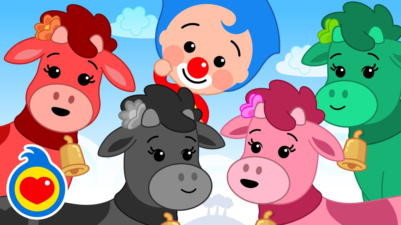 La Vaca Lola &iexcl;De Colores! ♫ Canciones Infantiles ♫ Plim Plim