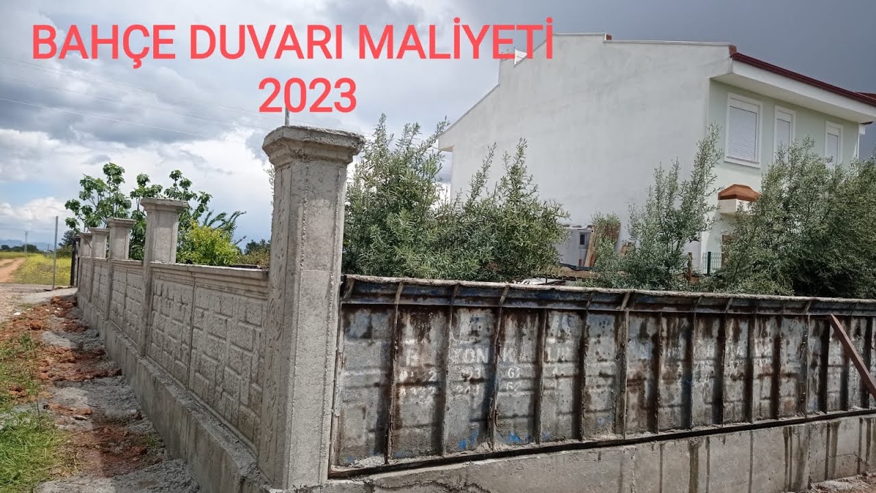 Bahçe duvarı maliyeti 2023 | Bahçe duvarı nasıl yapılır