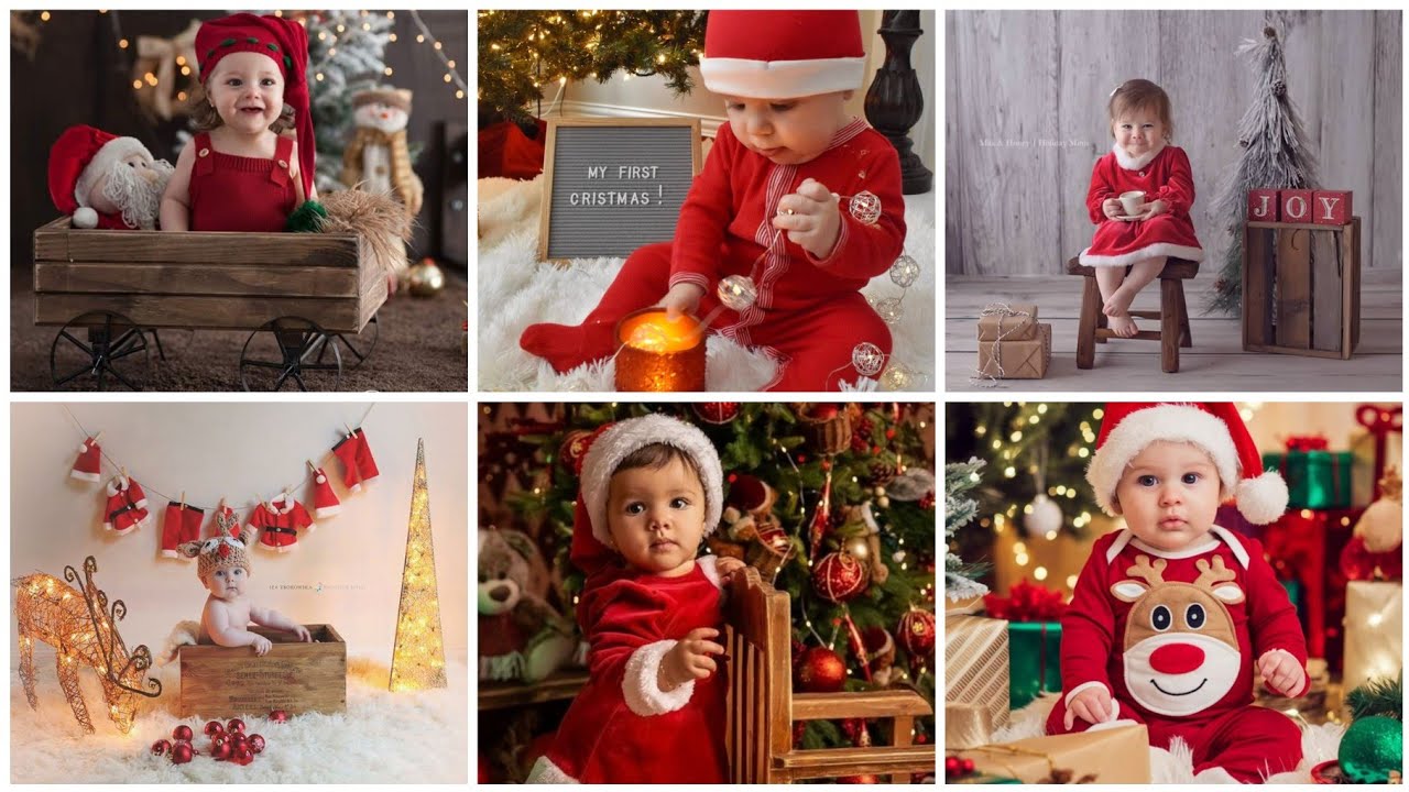 Best Christmas Baby Photoshoot Ideas 2024 ||35+ Baby Photoshoot Ideas for Christmas 2024
