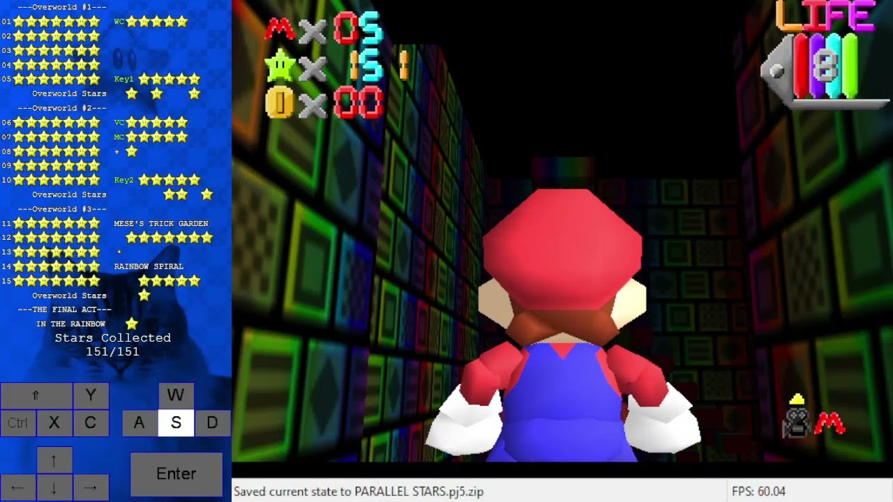 Parallel Stars - Super Kaizo Level with States