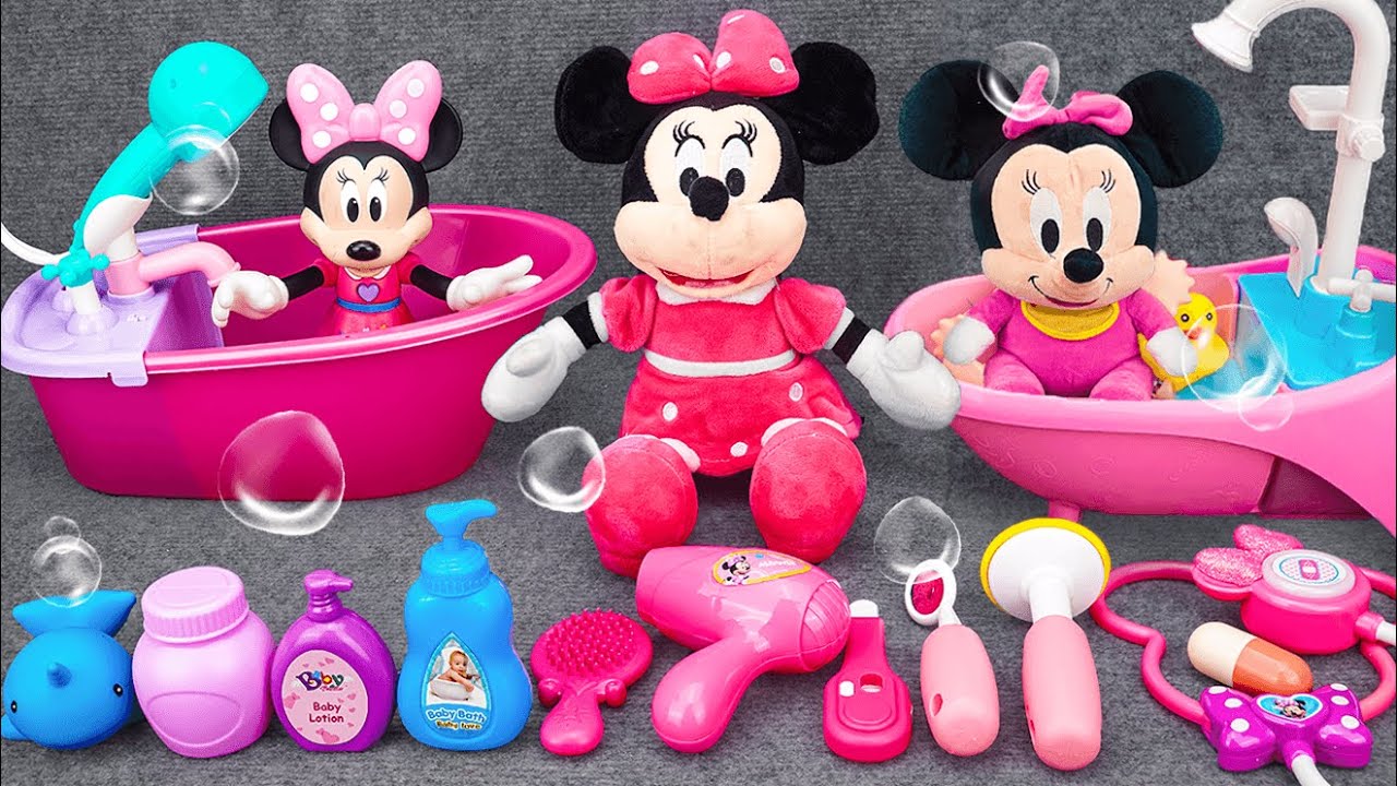 Satisfying with Unboxing Disney Minnie Mouse Pink Bathtub Playset | Review Toys ASMR