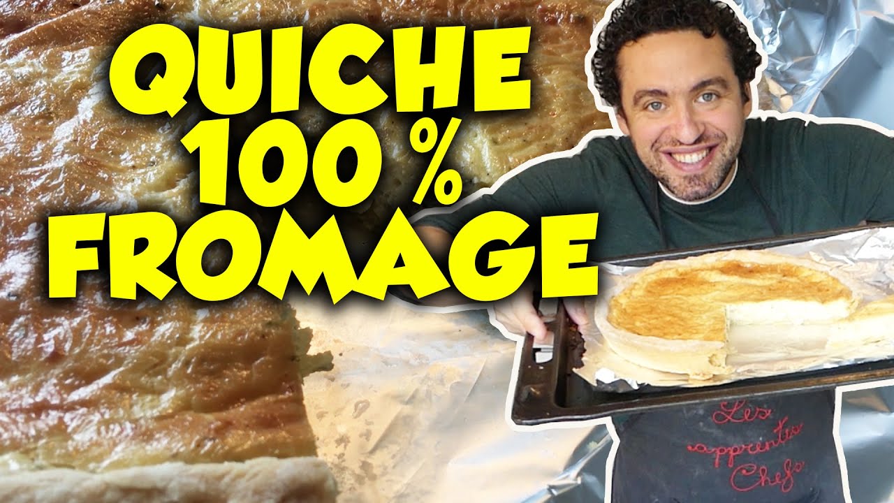 QUICHE 100% FROMAGE !! Recette facile et rapide !