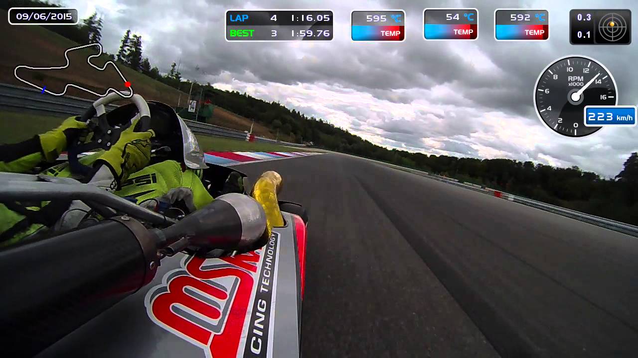 SmartyCam GP HD / Superkart / Adam Kout / 1 Lap