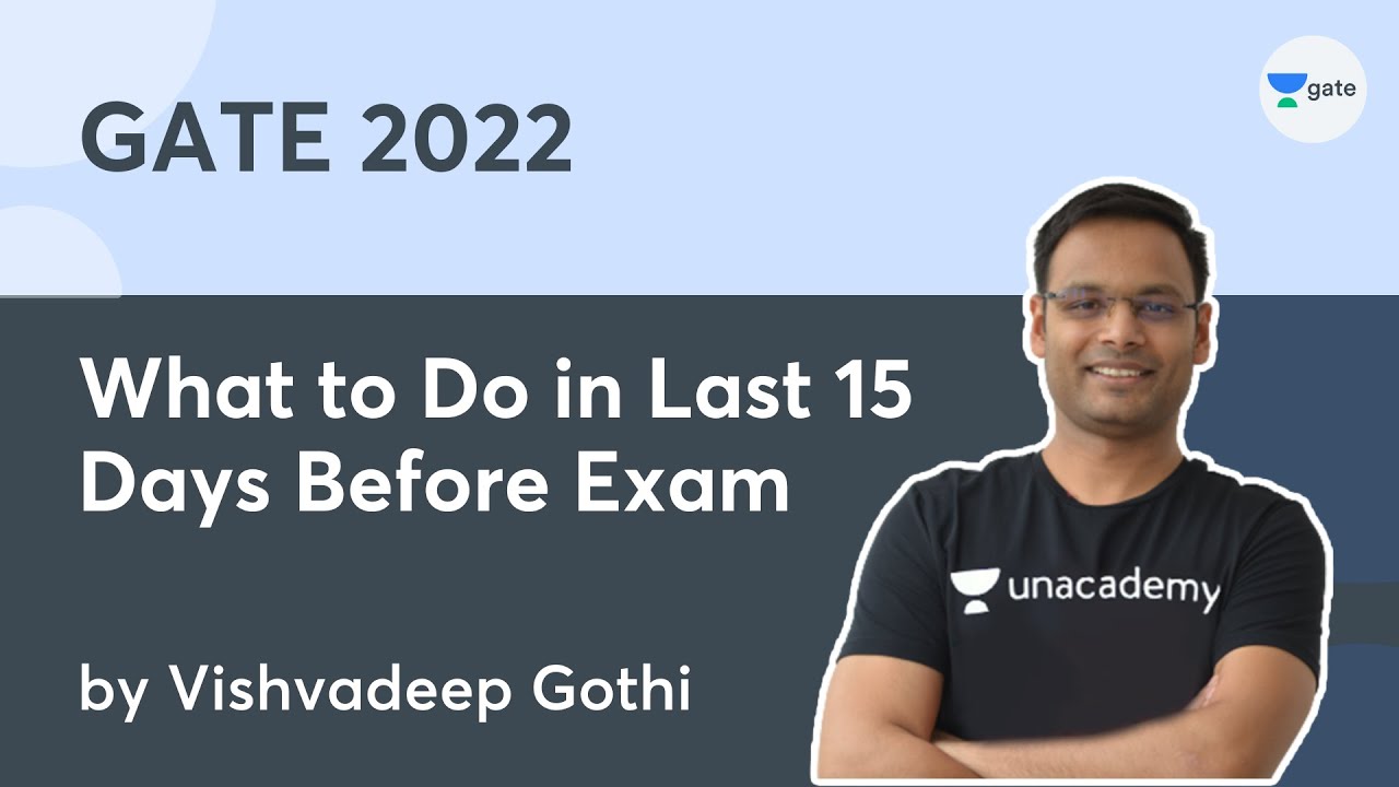 What to do in Last 15 Days Before Exam | Vishvadeep Gothi