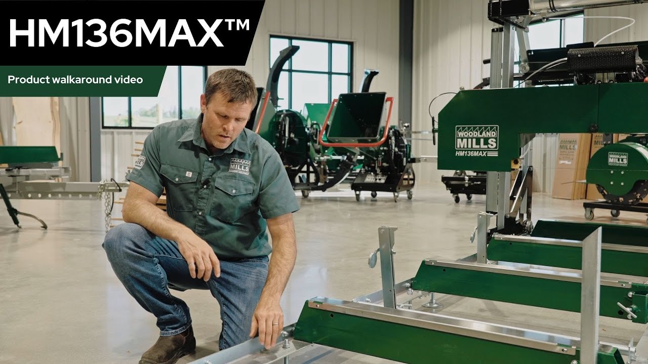 Woodland Mills HM136MAX™ Portable Sawmill Walkaround