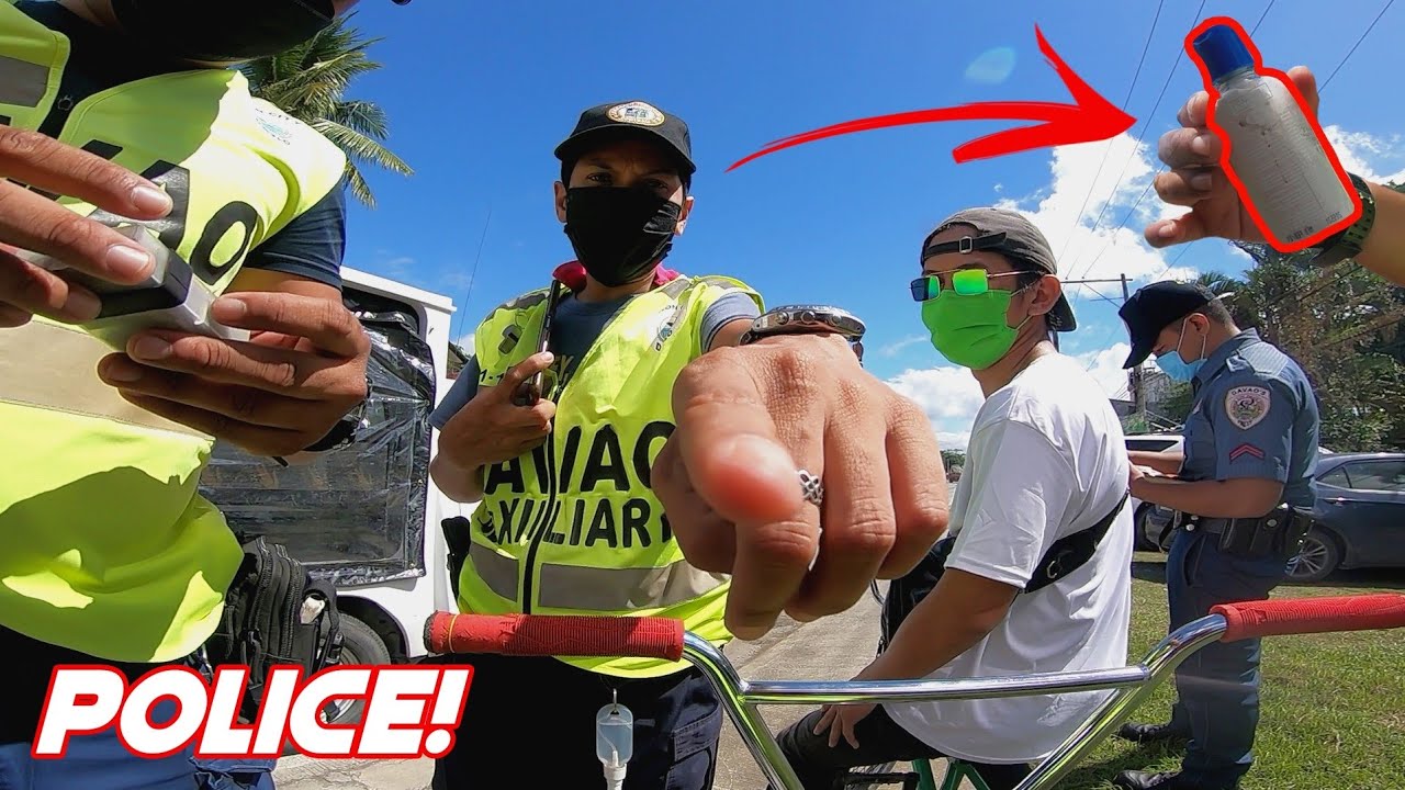GoPro BMX Bike Riding in Davao City MANUNG Police GAWGAW Lang Yan!!! (CHECKPOINT)
