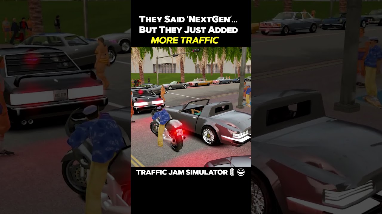 Vice City 2025 TRAFFIC JAM HELL! 🚦 #gta