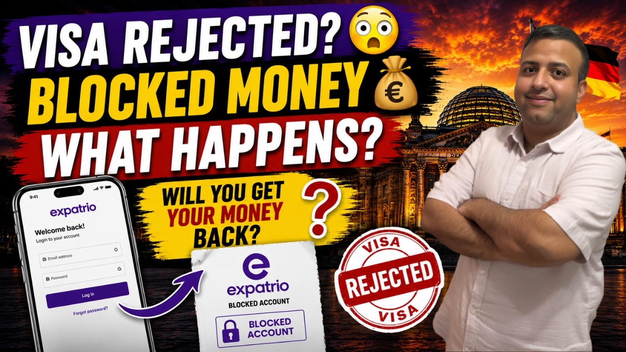 Germany Visa Rejected? 😳 What Happens to Your Blocked Account Money?