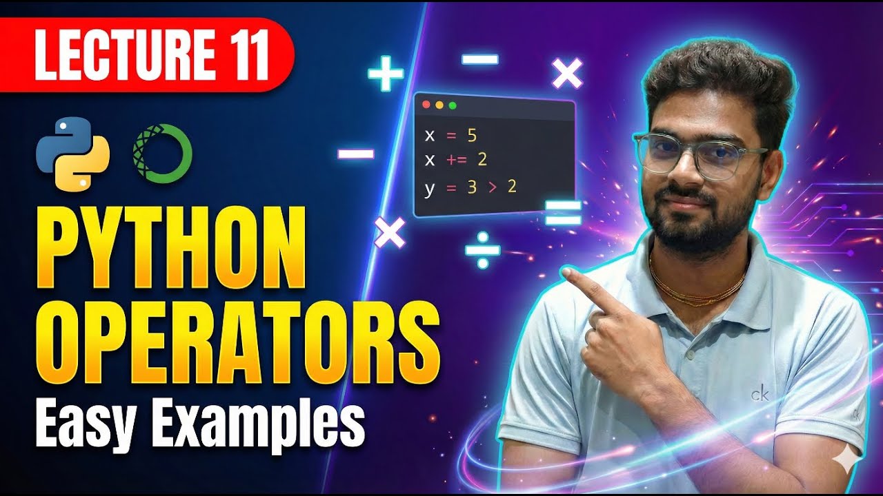 Python Operators Explained | Arithmetic & Assignment Operators for Beginners